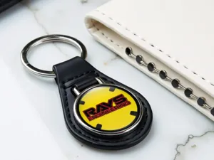 Rays Custom Key Chain Sturdy Leather Tuning Style